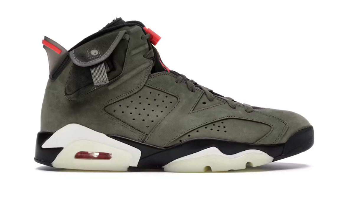 JORDAN 6 TRAVIS SCOTT OLIVE